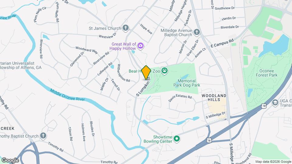 2176 S Lumpkin St Mapa y Detalles de la Ubicación
