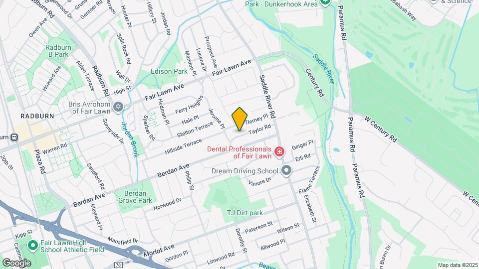 38-41 Taylor Map and Location Details