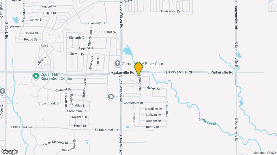 806 Springfield Dr Map and Location Details