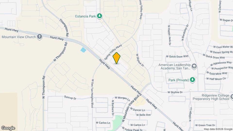 3552 W Dreamy Draw Dr Mapa y Detalles de la Ubicación