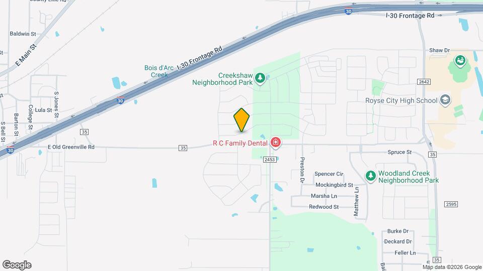 2050 Clearwater Way Map and Location Details