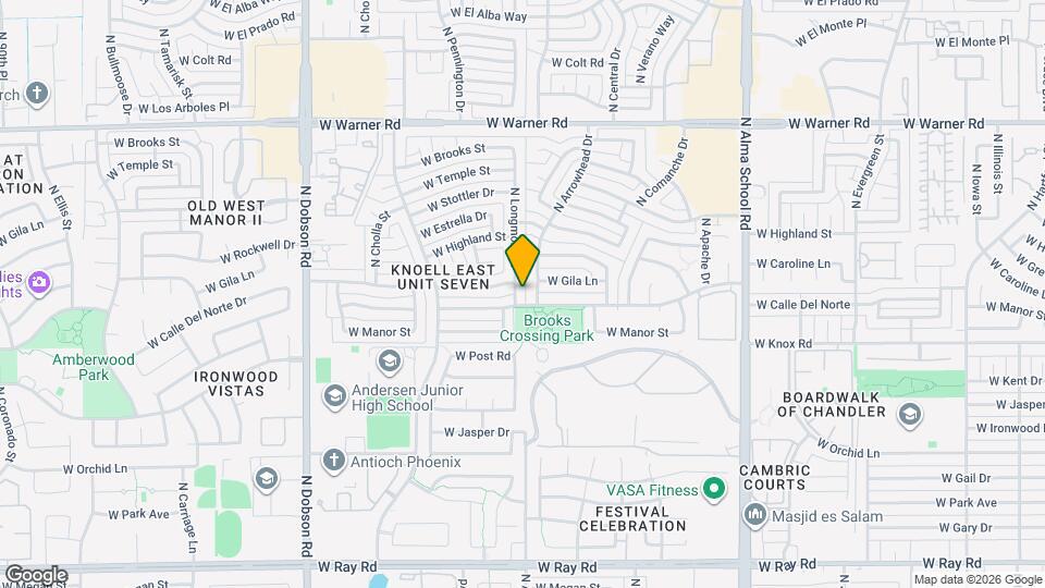 1609 N Longmore St Map and Location Details