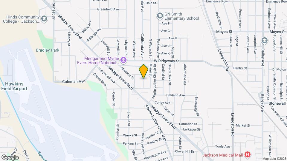 3434 Midlawn St Map and Location Details