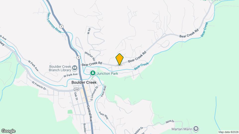 13818 Bear Creek Rd Map and Location Details