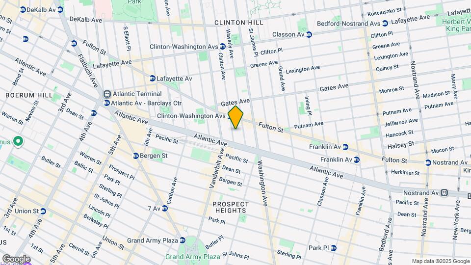 535 Clinton Ave Mapa y Detalles de la Ubicación