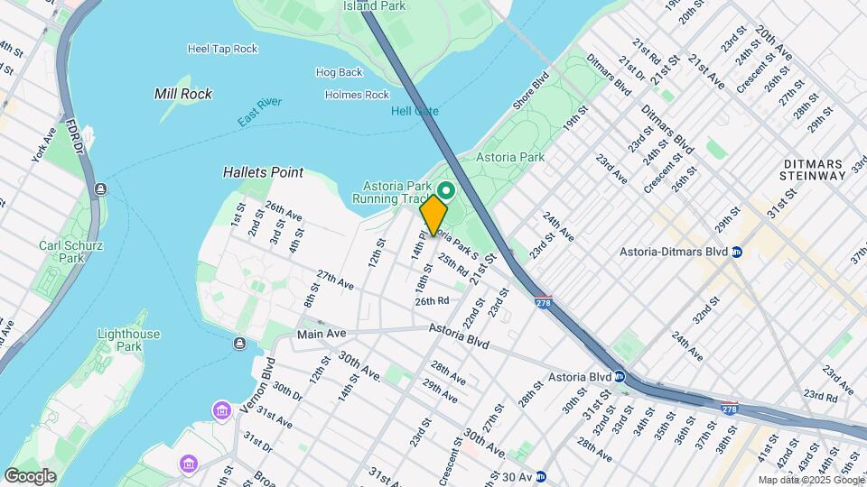 25-16 18th St Map and Location Details