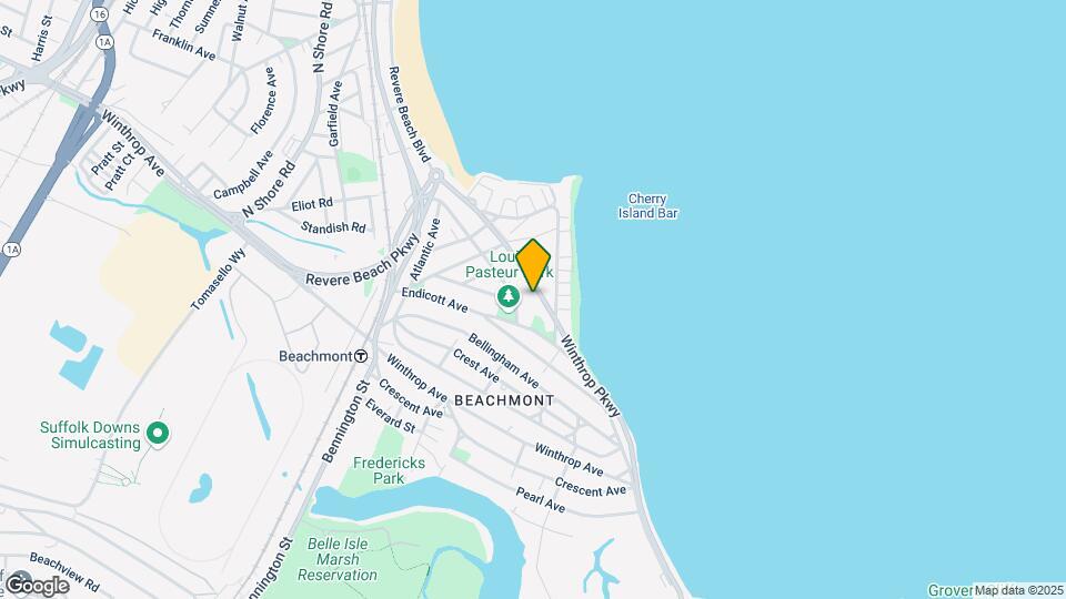 153 Winthrop Pkwy, Unit 2 Map and Location Details