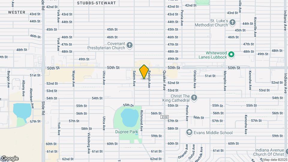 4508 52nd St Map and Location Details
