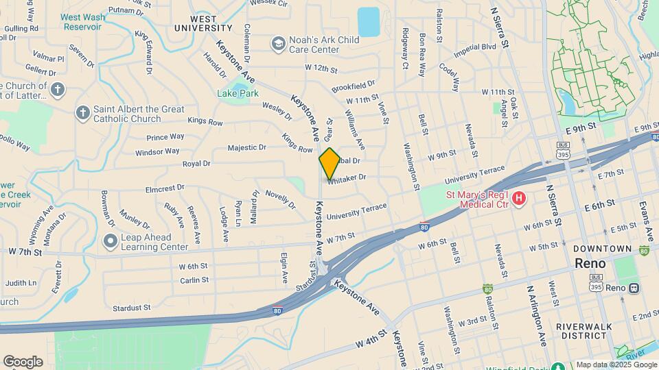 1060 Whitaker Dr Map and Location Details