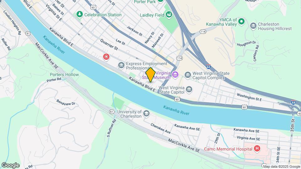 1620 Kanawha Blvd E Map and Location Details