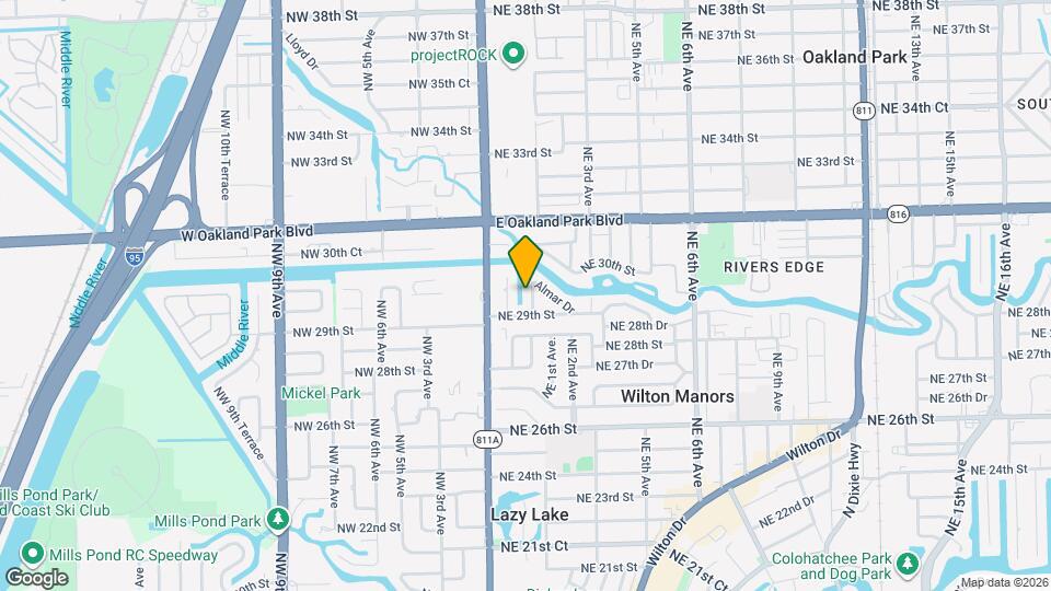 2925 NE 1st Ave. Map and Location Details