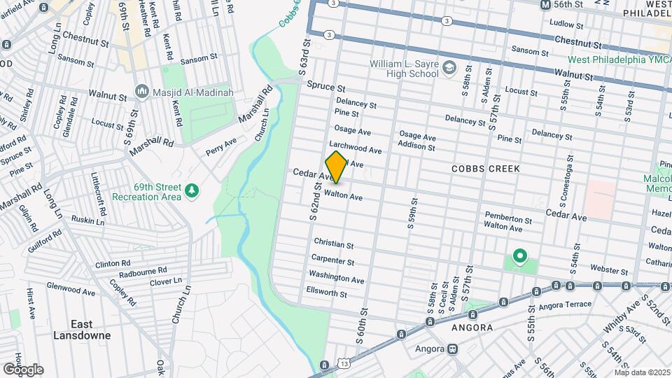 6121 Walton Ave Map and Location Details
