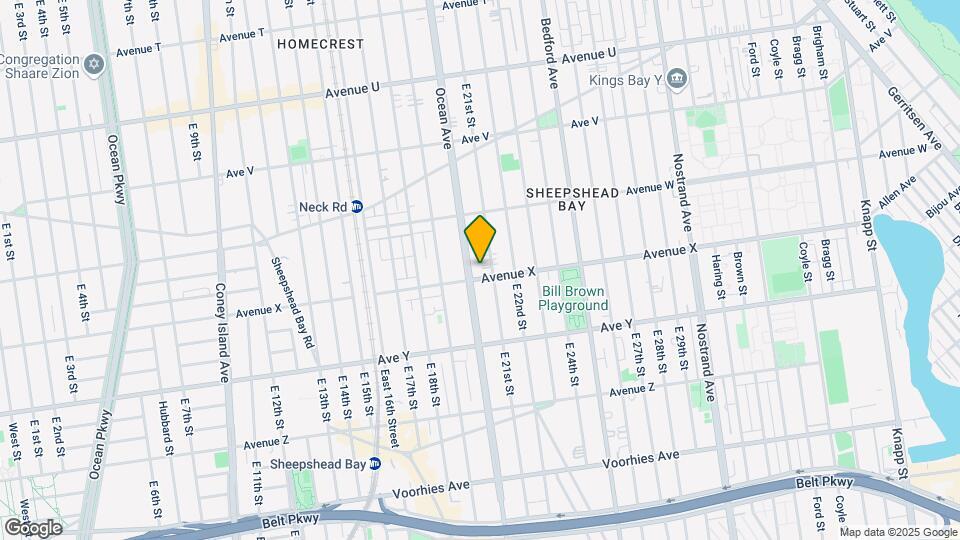 2011 Avenue X Mapa y Detalles de la Ubicación