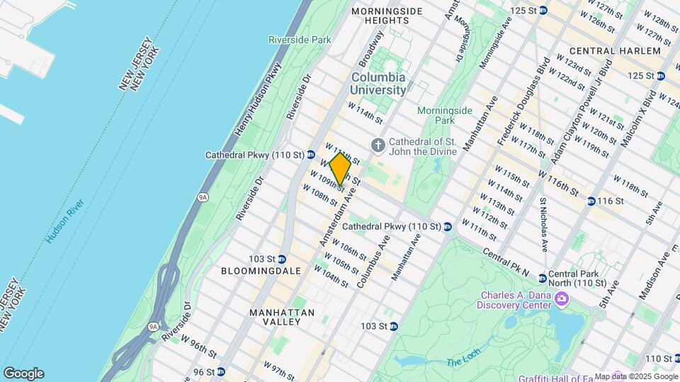 202 W 109th St Mapa y Detalles de la Ubicación
