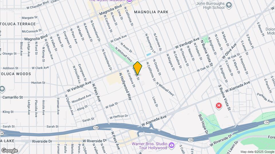 502 N Avon St Map and Location Details