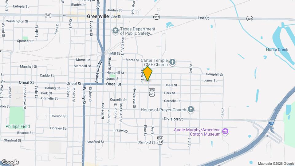 1700 Oneal St Mapa y Detalles de la Ubicación