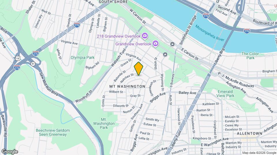 134 Prospect St Map and Location Details