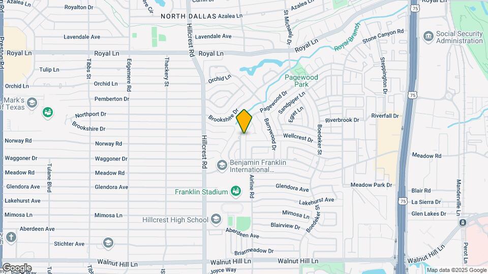 10506 Pagewood Dr Map and Location Details