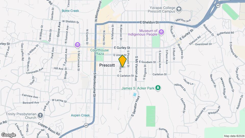 221 S Alarcon St, Unit 221 S. Alarcon Apt B Mapa y Detalles de la Ubicación