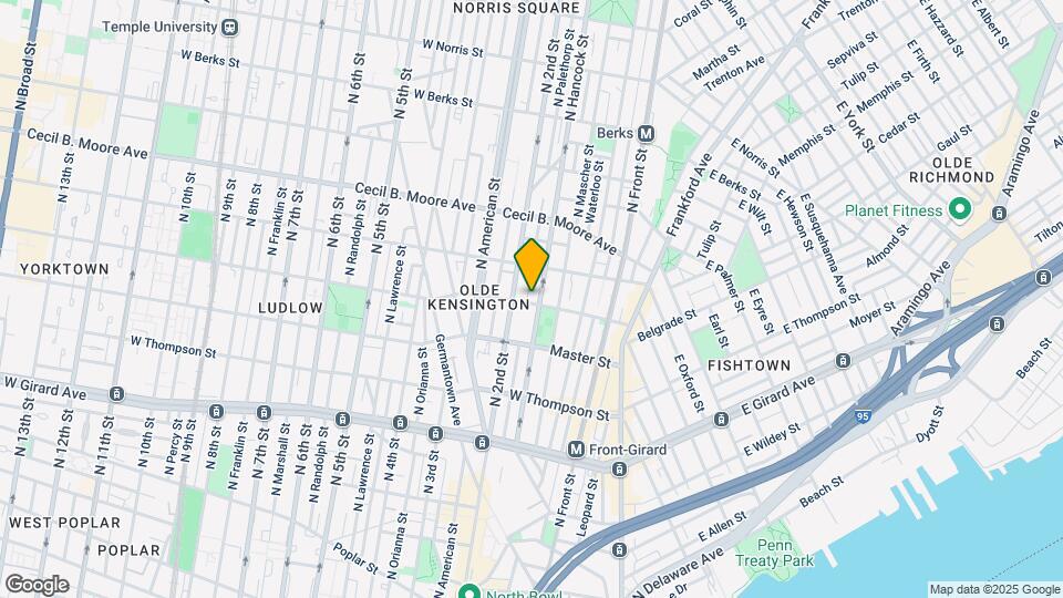 1501 N Palethorp St Map and Location Details