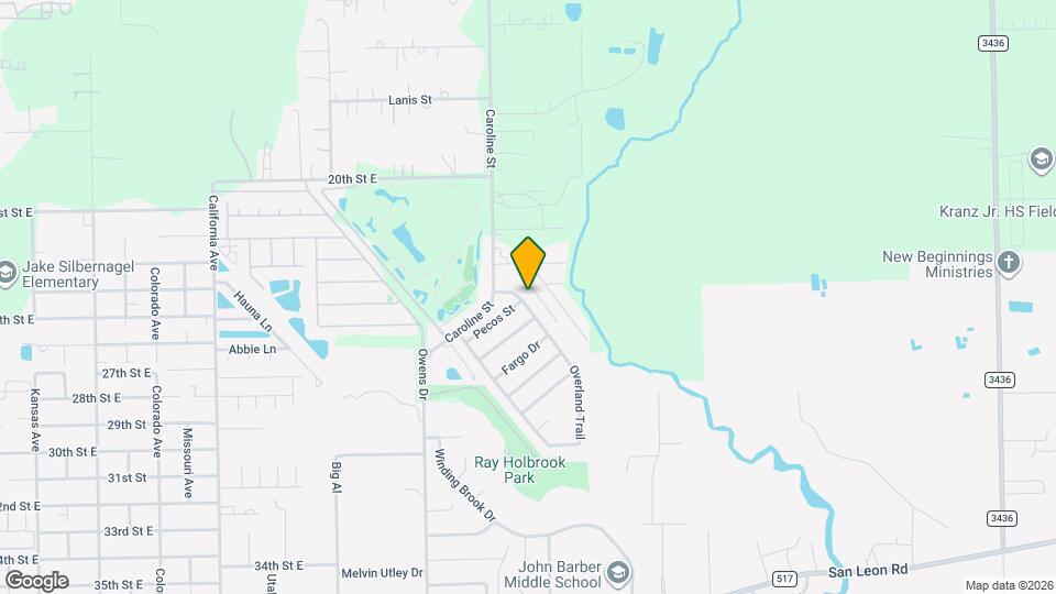 2505 Overland Trail Map and Location Details