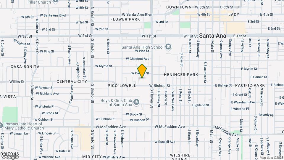 935 W Bishop St Mapa y Detalles de la Ubicación