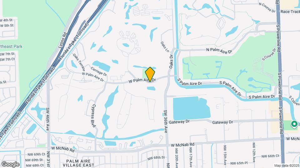 4030 W Palm Aire Dr Map and Location Details