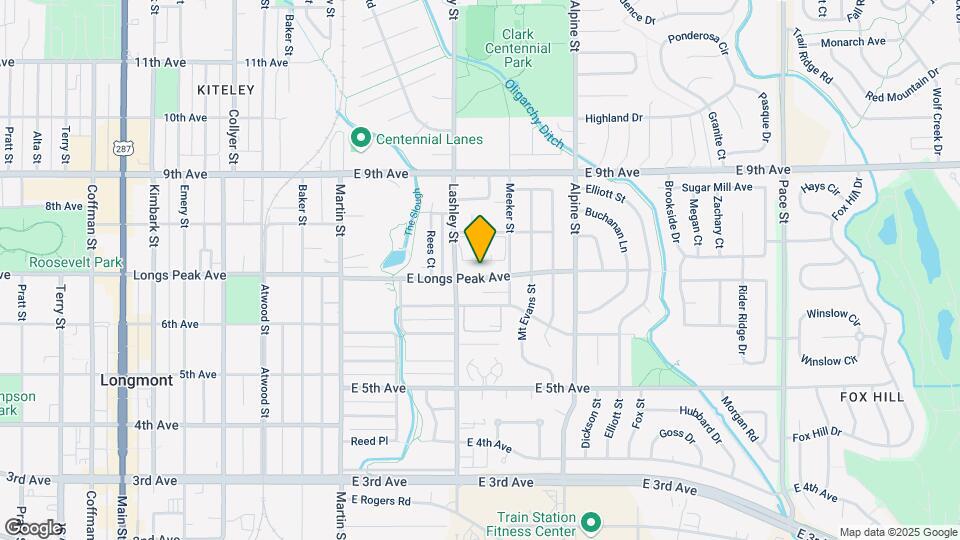 218 E Longs Peak Ave Map and Location Details