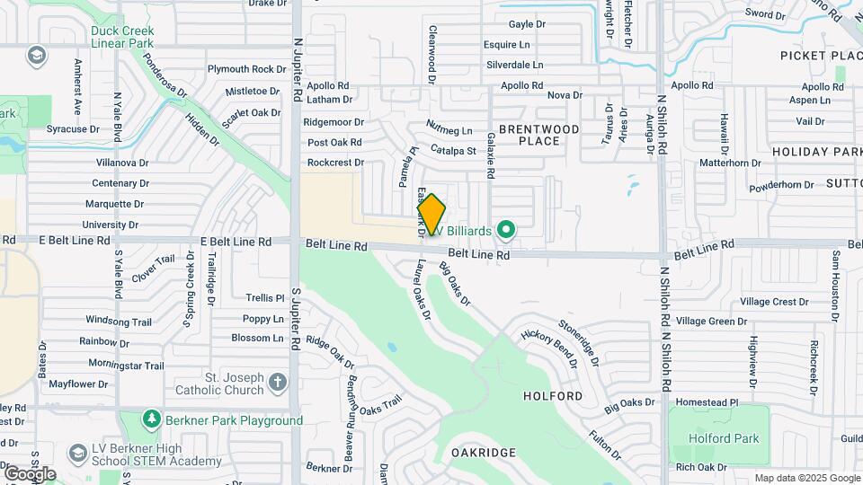 3004 Eastpark Dr Map and Location Details