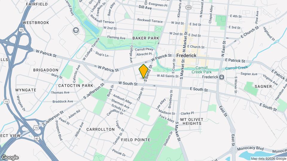 125 S Bentz St Map and Location Details