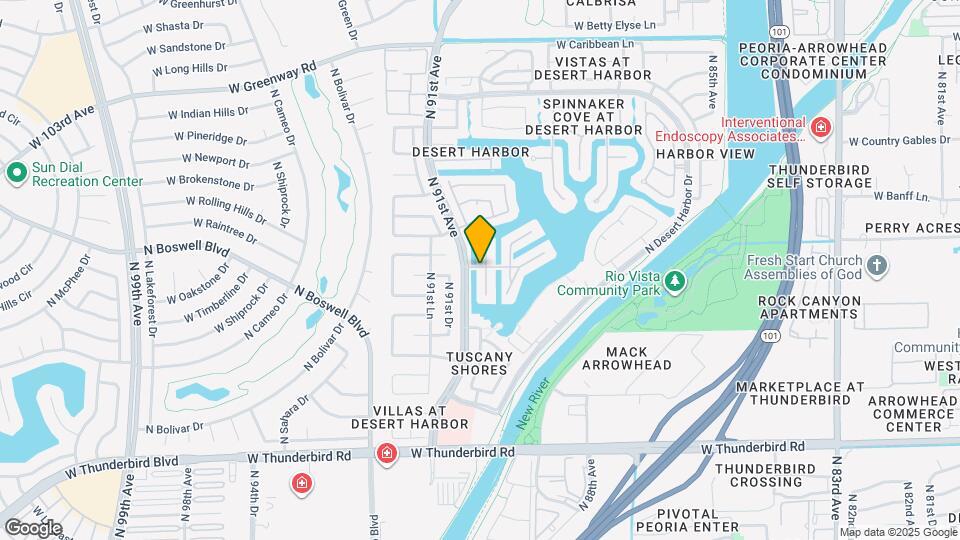 14578 N 90th Ln Map and Location Details