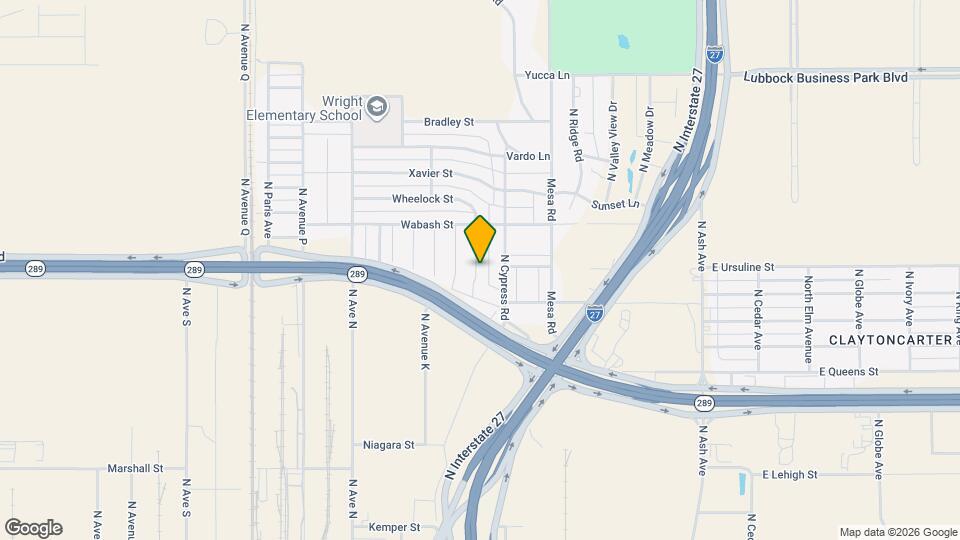 2120 N Texas Ave Mapa y Detalles de la Ubicación