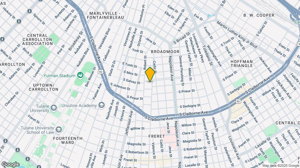 3316 Upperline St Map and Location Details