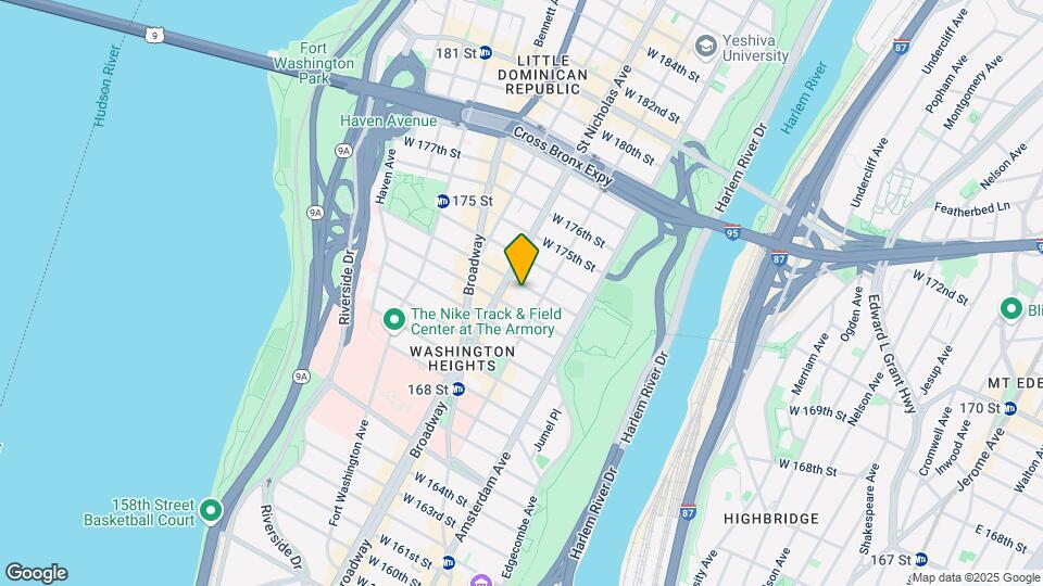 566 W 173rd St Map and Location Details