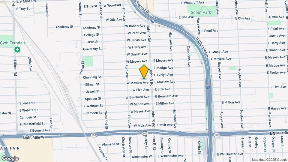 54 W Maxlow Ave Map and Location Details
