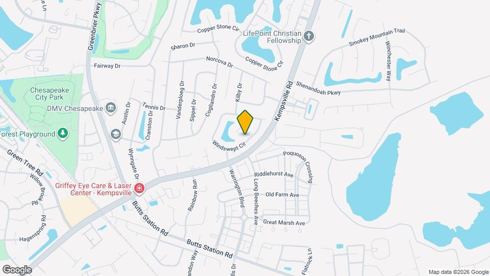 1225 Windswept Cir Map and Location Details