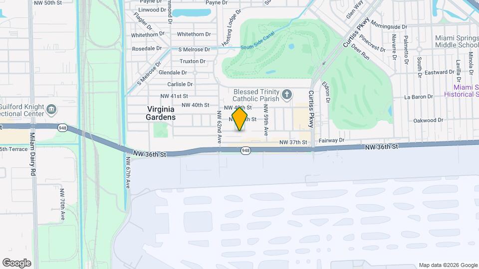 6010 NW 38th St Map and Location Details
