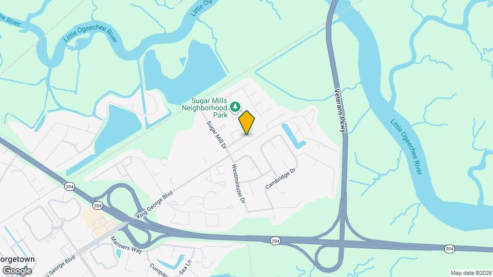 121 Sugar Mill Cir Map and Location Details