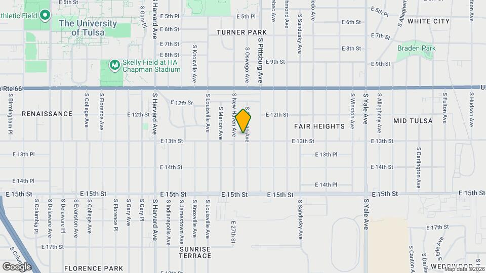 1242 S Oswego Ave Map and Location Details