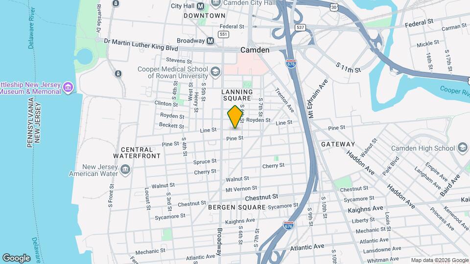 570 Line St Map and Location Details