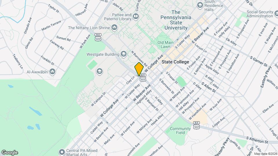 College Park Apartments Map and Location Details