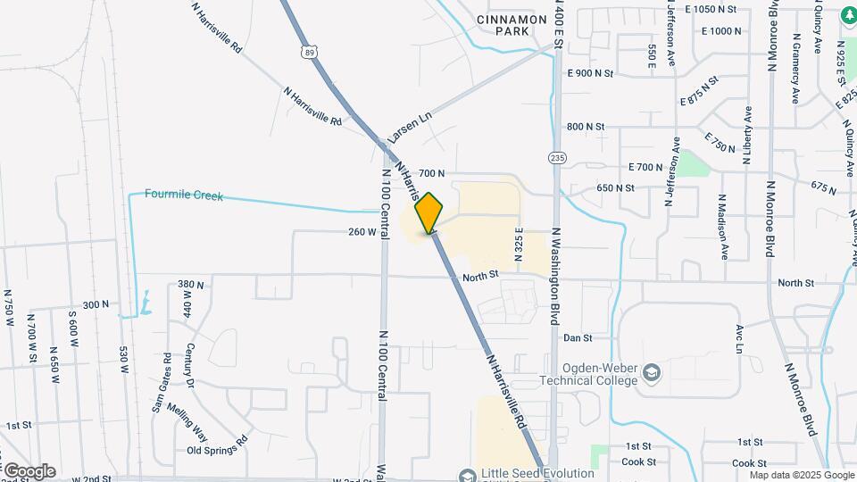 493 N Harrisville Rd Map and Location Details