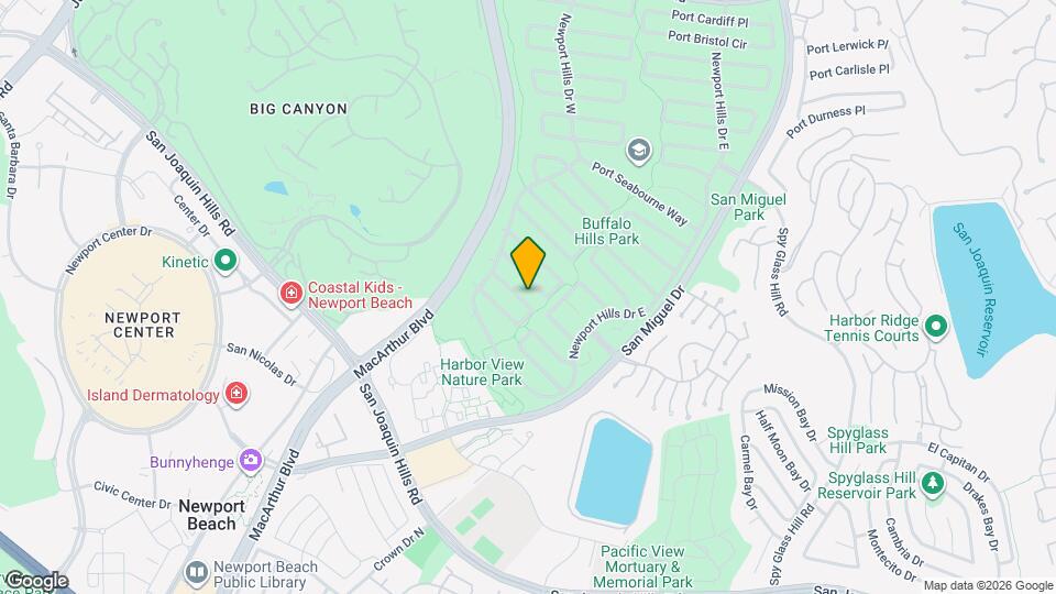 Newport Hills Community Assn Map and Location Details