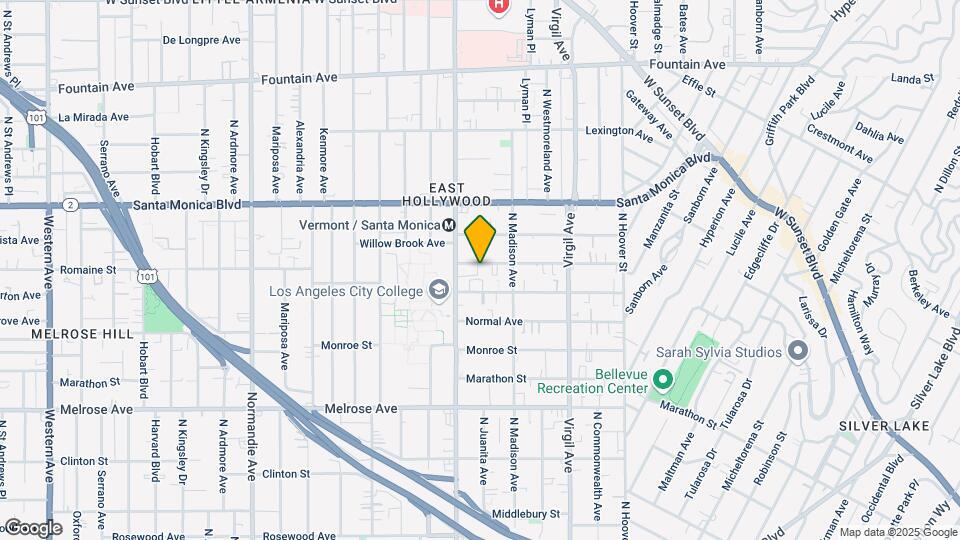 4438 E Lockwood Ave Map and Location Details