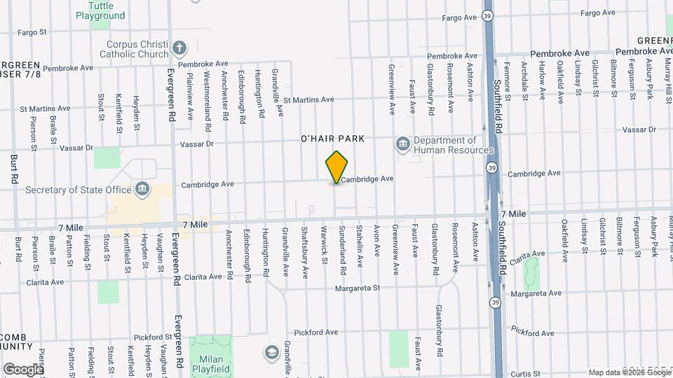 19186 Sunderland Rd Map and Location Details