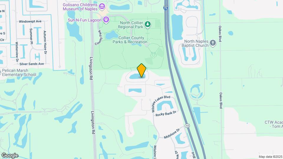 6325 Wilshire Pines Cir Map and Location Details