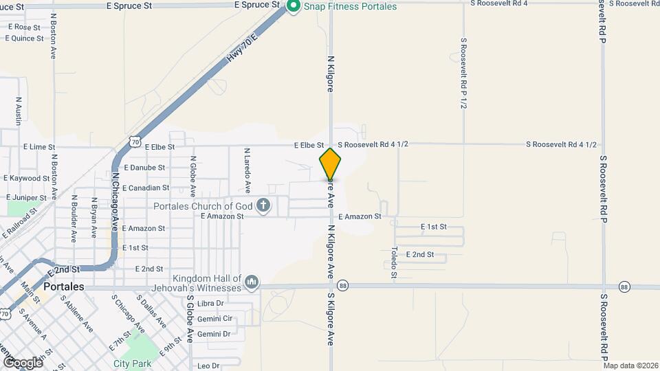 309 N Kilgore Ave Map and Location Details