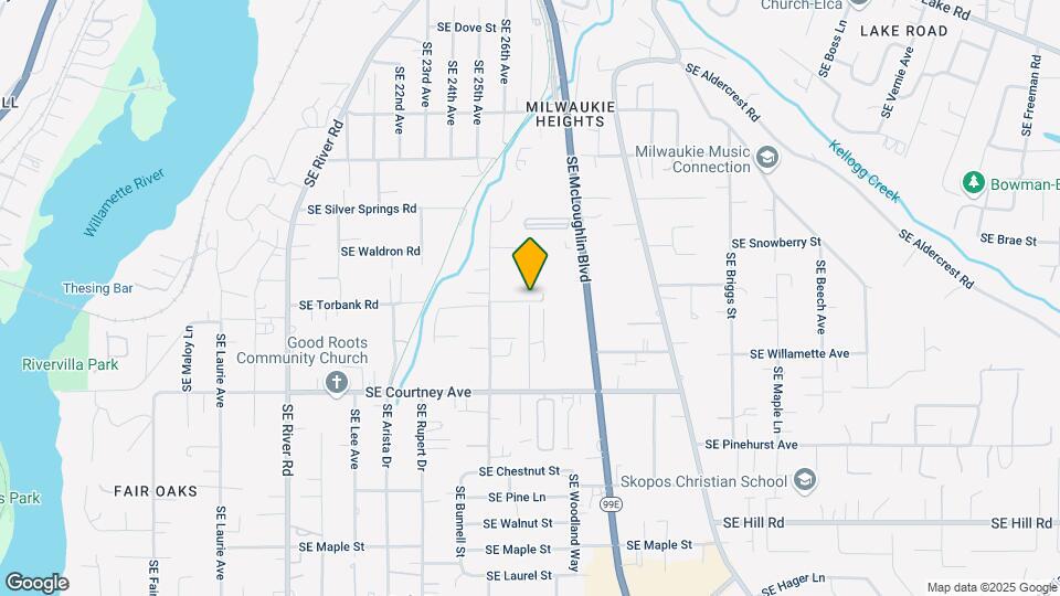 13515 SE McLoughlin Blvd Map and Location Details