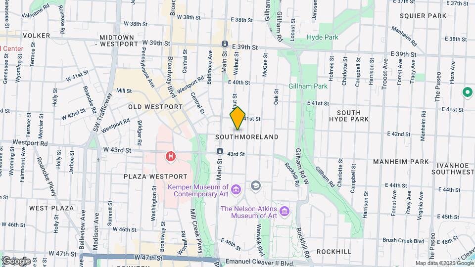 4125 Walnut St Mapa y Detalles de la Ubicación