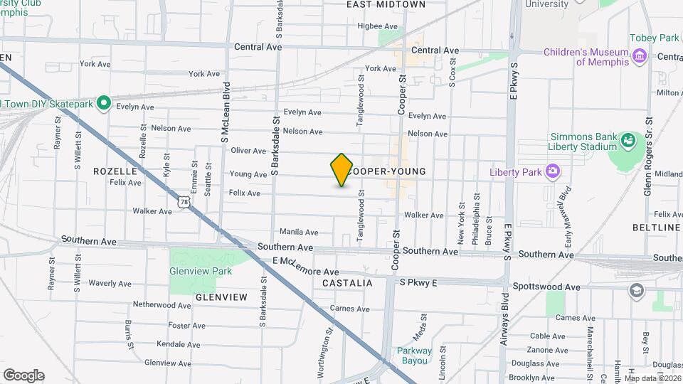 2038 Felix Ave Map and Location Details